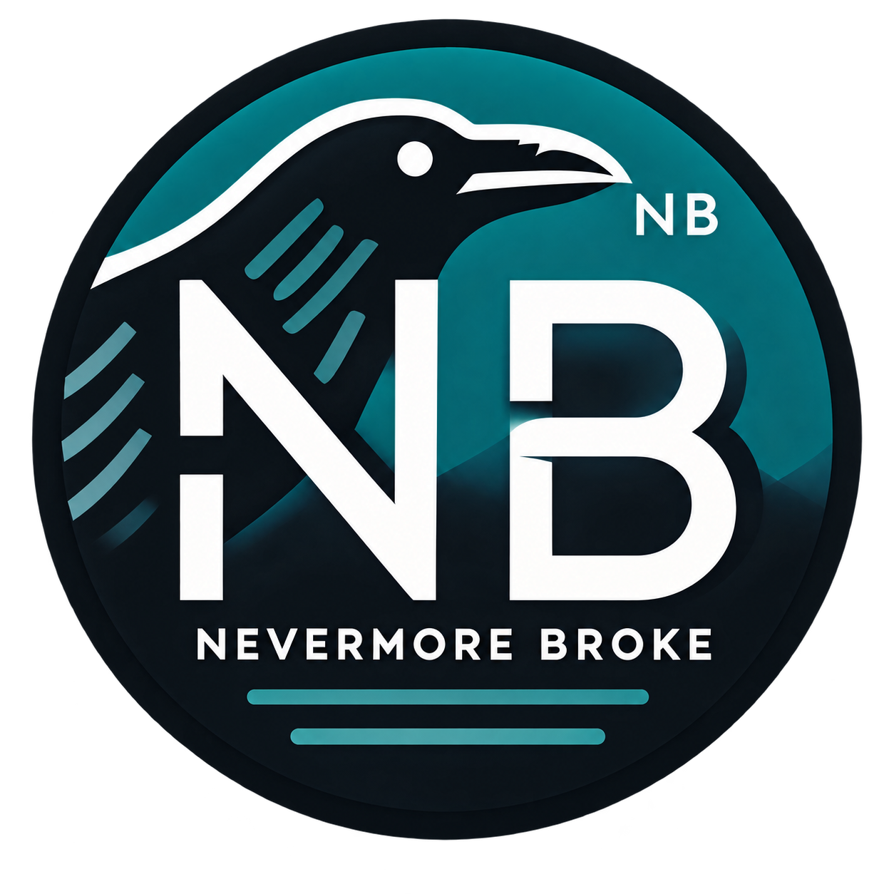 Nevermore Broke raven logo