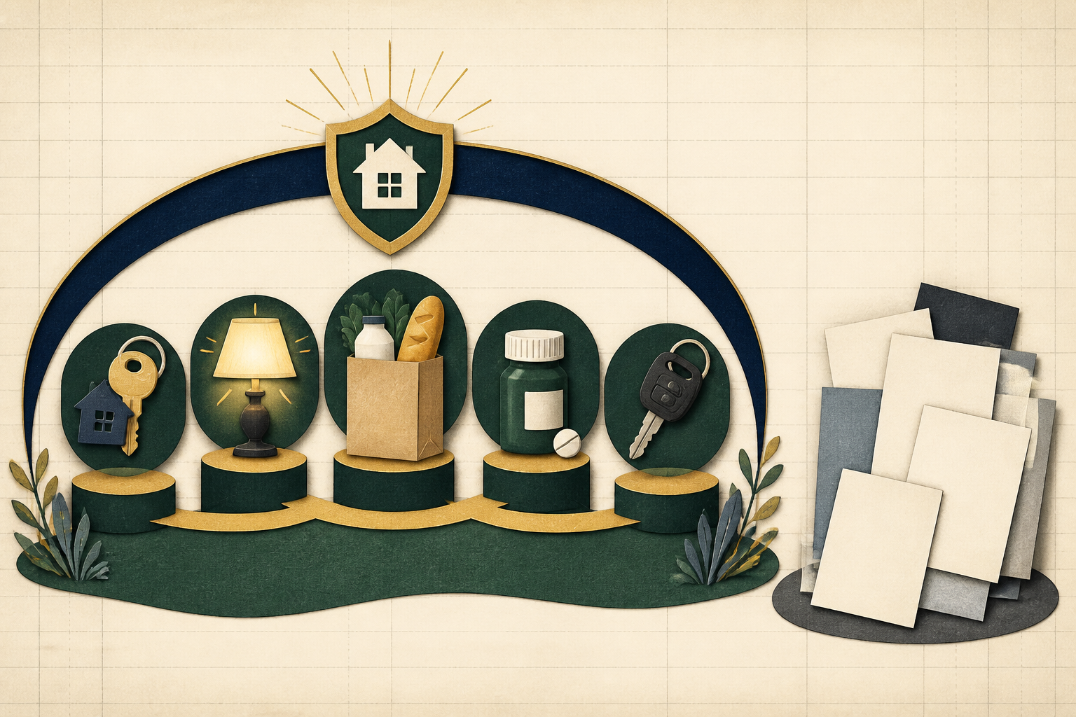 Home, utilities, food, medicine, and transportation protected ahead of less urgent bills.